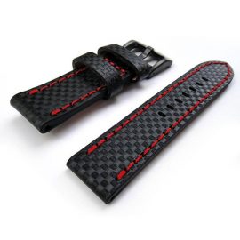 Imagine curea ceas piele naturala CARBON-22-354 nr.8